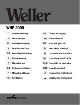 Weller WHP 3000 Operating Instructions Manual