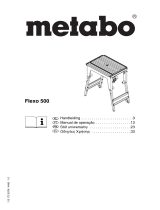 Metabo Saw table FLEXO 500 UK290/UK333 Kullanma talimatları