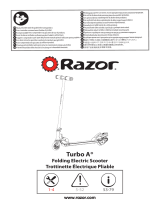 Razor Turbo A Electric Scooter Kullanım kılavuzu