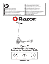 Razor POWER A5 ELECTRIC SCOOTER BLACK LA Kullanım kılavuzu