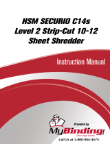 MyBinding HSM HSM2250 Kullanım kılavuzu