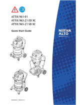 Nilfisk-ALTO ATTIX 963-21 ED XC Hızlı başlangıç ​​Kılavuzu