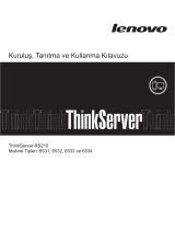 Lenovo THINKSERVER RS210 6532 Kuruluş, Tanıtma Ve Kullanma Kılavuzu