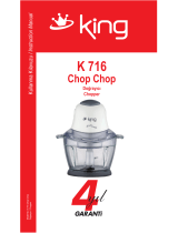 King K 716 Chop Chop Kullanım kılavuzu