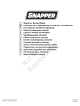 Snapper SPX110 Kullanici rehberi