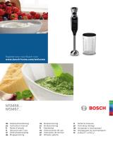 Bosch MSM67160 Kullanım kılavuzu