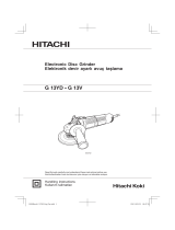 Hitachi G 13V Kullanım kılavuzu