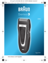 Braun 310, Series 3 Kullanım kılavuzu