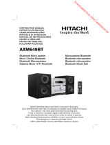 Hitachi AXM649BT El kitabı