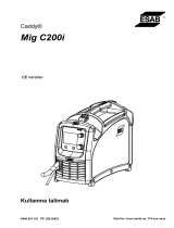 ESAB Caddy® Mig C200i Kullanım kılavuzu