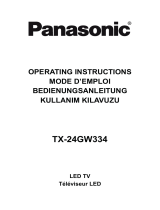 Panasonic TX24GW334 Kullanma talimatları