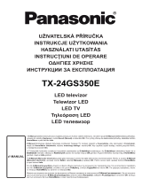 Panasonic TX24GS350E Kullanma talimatları