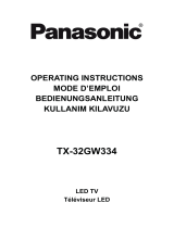 Panasonic TX32GW334 Kullanma talimatları