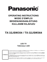 Panasonic TX32JSW354 Kullanma talimatları