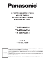 Panasonic TX49GXW654 Kullanma talimatları