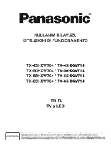 Panasonic TX50HXW704 Kullanma talimatları
