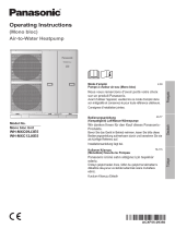 Panasonic WHMXC12J6E5 Kullanma talimatları