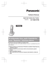 Panasonic KXTGB610TR Kullanma talimatları