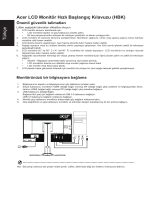 Acer XB271H Hızlı başlangıç ​​Kılavuzu