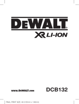 DeWalt DCB132 Kullanım kılavuzu