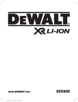 DeWalt DCE800 Kullanım kılavuzu