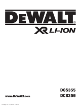 DeWalt DCS356 Kullanım kılavuzu