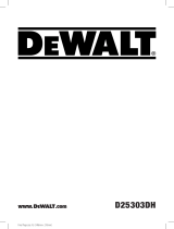 DeWalt D25303DH Kullanım kılavuzu