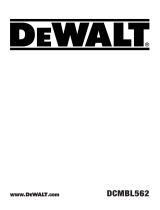 DeWalt DCMBL562 Kullanım kılavuzu