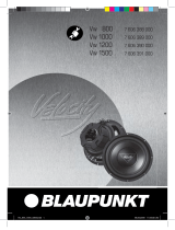 Blaupunkt VELOCITY VW 1000 El kitabı