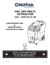 Nilfisk HSC 585 Multi El kitabı