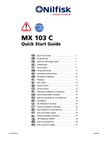 Nilfisk MX 103C El kitabı