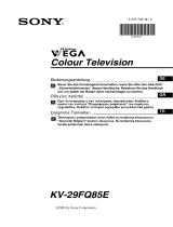 Sony KV-29FQ85E El kitabı