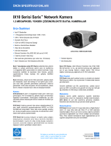 Pelco Sarix Network Camera Series IX10 Şartname