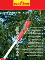 Wolf Garten LI-ION POWER RR-T 6000 El kitabı
