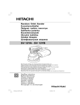Hitachi SV 13YA Kullanım kılavuzu