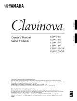 Yamaha Clavinova Digital Piano Kullanım kılavuzu