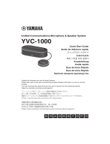 Yamaha YVC-1000 Hızlı başlangıç ​​Kılavuzu