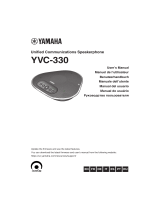 Yamaha YVC-330 Kullanım kılavuzu