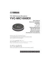 Yamaha YVC-MIC1000EX Kullanım kılavuzu