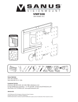 Sanus VisionMount VMF308 Kullanım kılavuzu