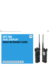 Motorola APX 6000 3 Quick Reference Manual