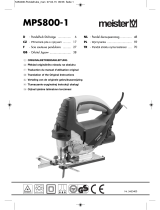 Meister MPS800-1 Translation Of The Original Instructions