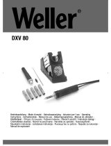 Weller DXV80 Operating Instructions Manual
