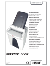 HSM Securio AF300 Operating Instructions Manual