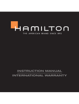 Hamilton Caliber 7753 Kullanım kılavuzu