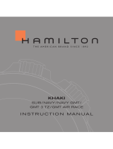Hamilton GMT 3 TZ Kullanım kılavuzu