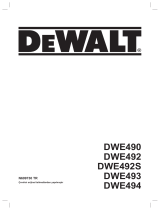 DeWalt DWE493 Kullanım kılavuzu