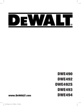 DeWalt DWE490 Kullanım kılavuzu