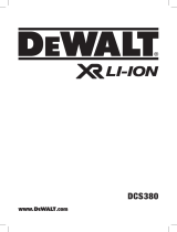DeWalt DCS380 Kullanım kılavuzu