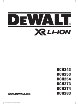 DeWalt DCH273 Kullanım kılavuzu